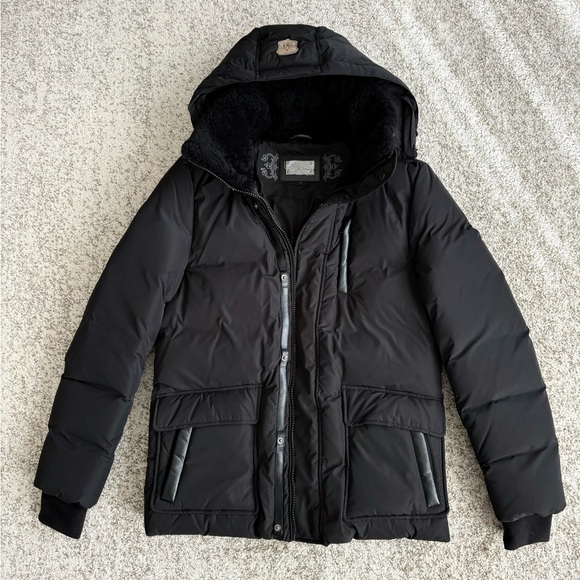 NWT MACKAGE Men’s Black Puffer Down Coat . Size M - Picture 10 of 12